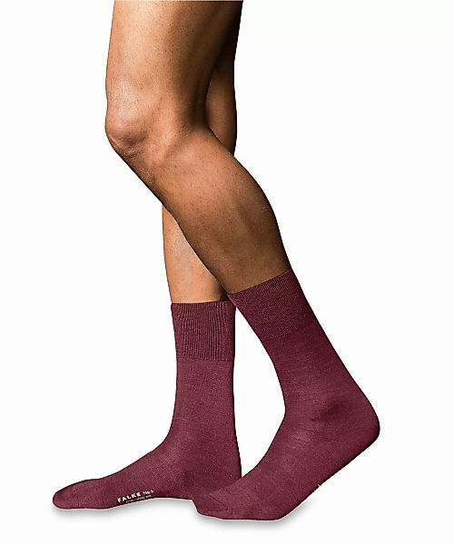 FALKE No. 6 Finest Merino & Silk Gentlemen Socken, Herren, 39-40, Rot, Uni, günstig online kaufen