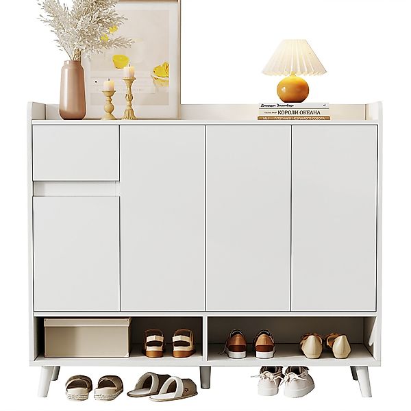 Merax Sideboard mit 1 Schublade, 4 günstig online kaufen