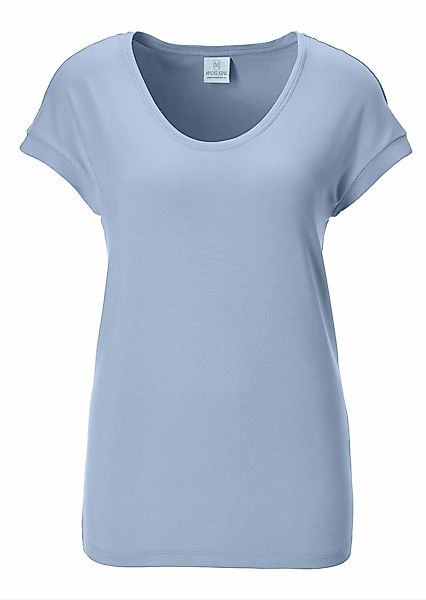 MADELEINE Kurzarmshirt "Jerseybluse Elegantes Viskose-Oberteil" günstig online kaufen