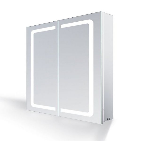 SONNI Badezimmerspiegelschrank Spiegelschrank 2-türig Bad LED günstig online kaufen