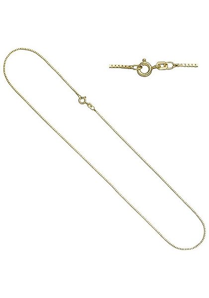 JOBO Kette ohne Anhänger, Venezianerkette 925 Silber vergoldet 45 cm 1,3 mm günstig online kaufen