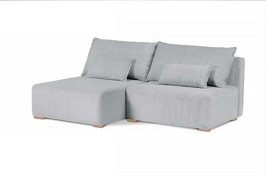 Beautysofa Polsterecke mit Schlaffunktion FLUFFY, 210 cm Polsterecke, mit B günstig online kaufen