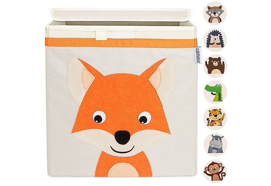 GLÜCKSWOLKE Aufbewahrungsbox Kinder - 15 Motive I Spielzeugkiste mit Deckel günstig online kaufen