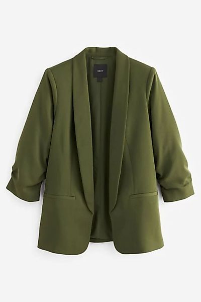 Next Jackenblazer Legerer Blazer mit gerafften Ärmeln, Petite (1-tlg) günstig online kaufen