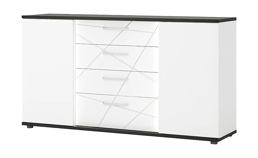 Sideboard  Venedig ¦ weiß ¦ Maße (cm): B: 161 H: 87 T: 40.0 Kommoden & Side günstig online kaufen