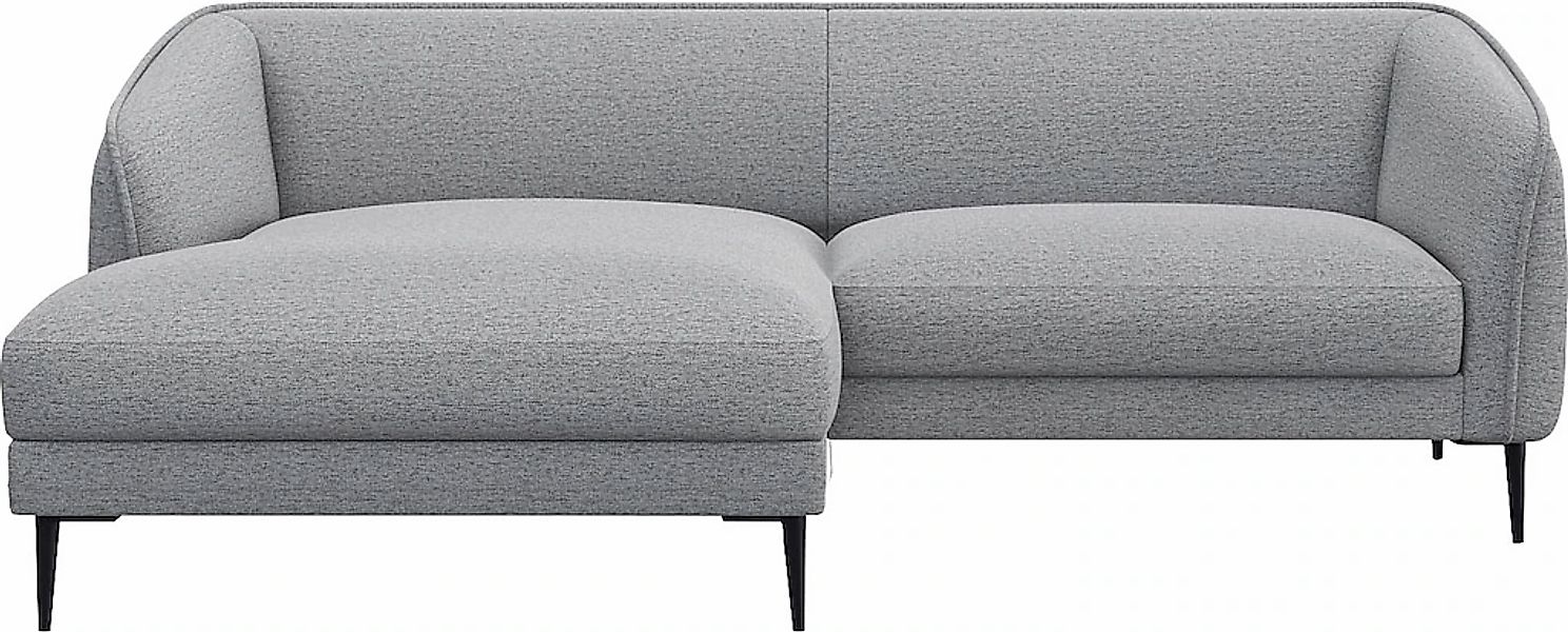 FLEXLUX Ecksofa "Belle Designsofa, bequem durch Kaltschaum im Sitz, OTTOs C günstig online kaufen