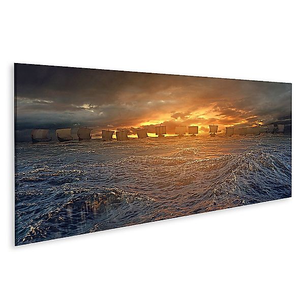 islandburner Leinwandbild Bild auf Leinwand Wikinger günstig online kaufen
