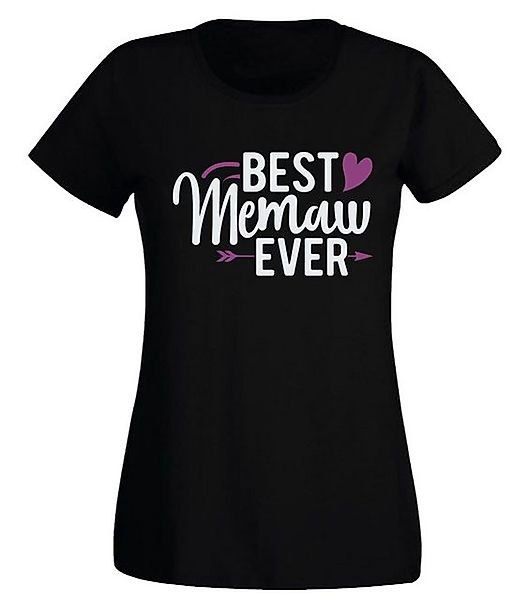 G-graphics T-Shirt Damen T-Shirt - Best Memaw ever Slim-fit, mit trendigem günstig online kaufen