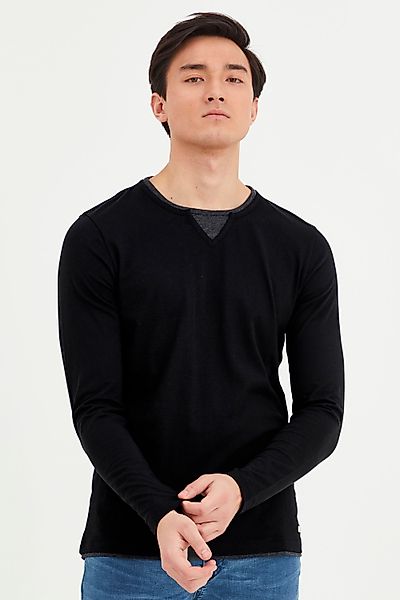 Blend Rundhalsshirt BHLeonas Klassisches Langarmshirt mit günstig online kaufen