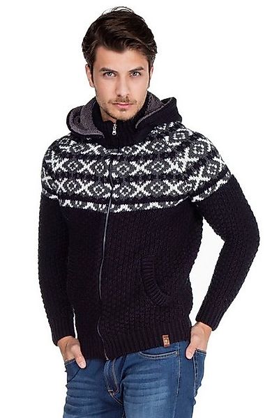 Cipo & Baxx Kapuzenstrickjacke CP159 günstig online kaufen