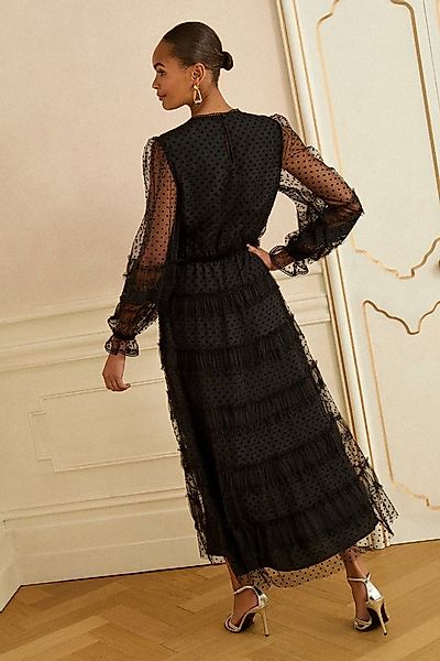 Love & Roses Midikleid Love & Roses Midikleid mit Punkten, Regular (1-tlg) günstig online kaufen