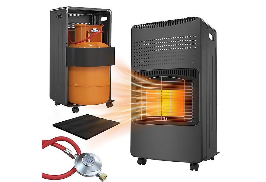 FIVMEN Heizgerät 4200W Gasheizung für Innenräume Druckregeler Gasheizer, Ga günstig online kaufen