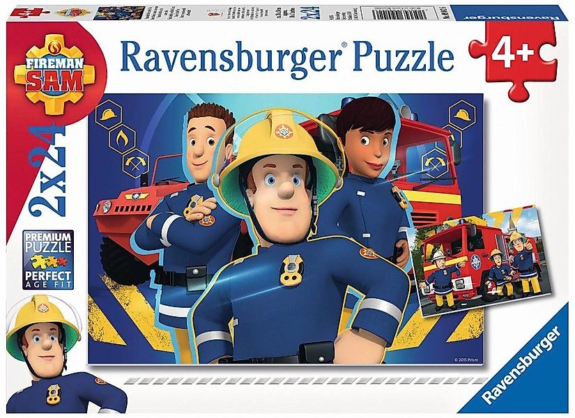 Ravensburger Puzzle Feuerwehrmann Sam, Sam hilft günstig online kaufen
