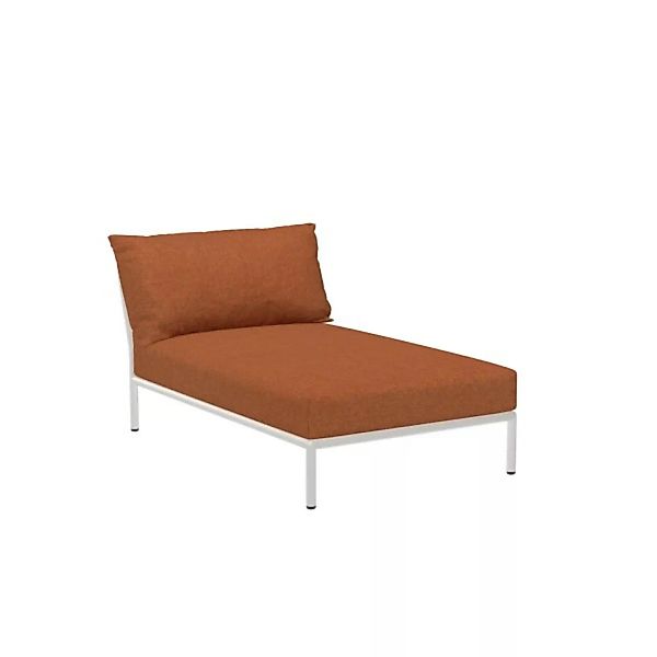 LEVEL2 Outdoor Chaiselong Lounge-Modul 4 Rost Weiß günstig online kaufen