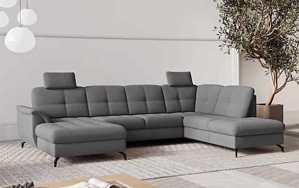 sit&more Wohnlandschaft »Zora U-Form«, wahlweise mit Bettfunktion und Bettk günstig online kaufen