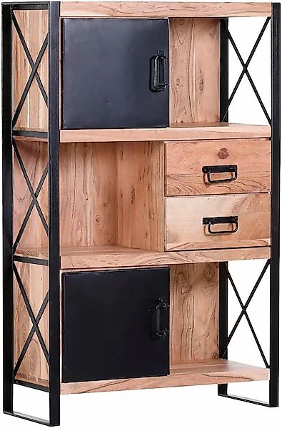 Gutmann Factory Regal »Downtown, mit 2 Türen und 2 Schubkästen«, aus massiv günstig online kaufen