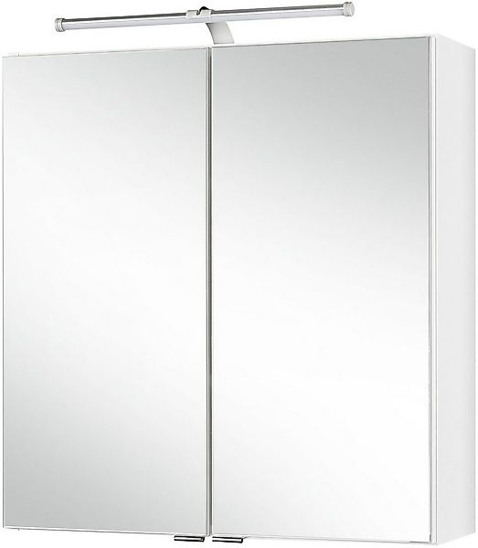 welltime Spiegelschrank Turin Breite 60 cm, mit LED-Aufbauleuchte günstig online kaufen