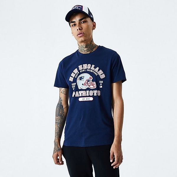 New Era Print-Shirt New Era NFL NEW ENGLAND PATRIOTS Helmet and Wordmark Te günstig online kaufen