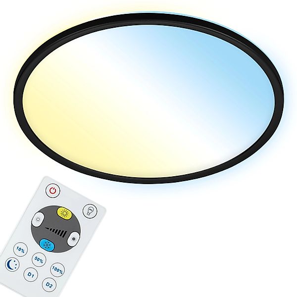 Briloner Leuchten Smarte LED-Leuchte »SLIM S«, LED fest verbaut, 18 Watt, d günstig online kaufen