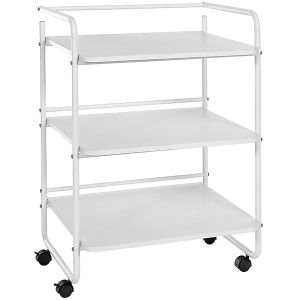 DELUKE Rollwagen Servierwagen Mit Rollen BERTA 3 Ablagen,Metall Beistellwag günstig online kaufen