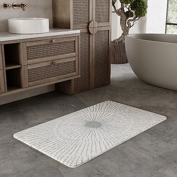 Wecon home Basics Badematte "Jasbeer" Höhe 15 mm waschbar, rutschfest, stra günstig online kaufen