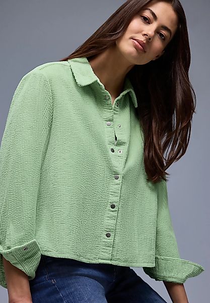 STREET ONE Langarmbluse in Cord-Qualität günstig online kaufen