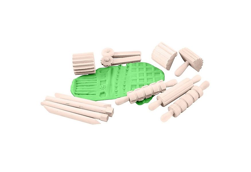 EDUPLAY Experimentierkasten Modellierwerkzeug-Set aus Holz zum Bearbeiten v günstig online kaufen