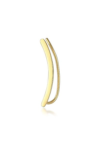 Elli Single-Ohrhaken Single Earclimber Ohrklemme Gewölbt günstig online kaufen
