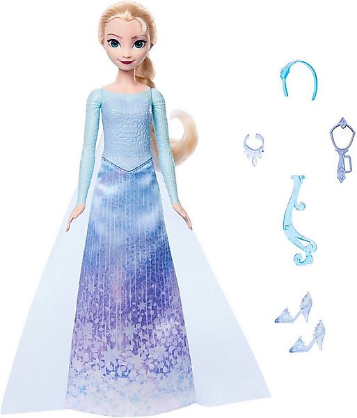 Mattel® Anziehpuppe Disney Die Eiskönigin Spin & Reveal Elsa Puppe günstig online kaufen