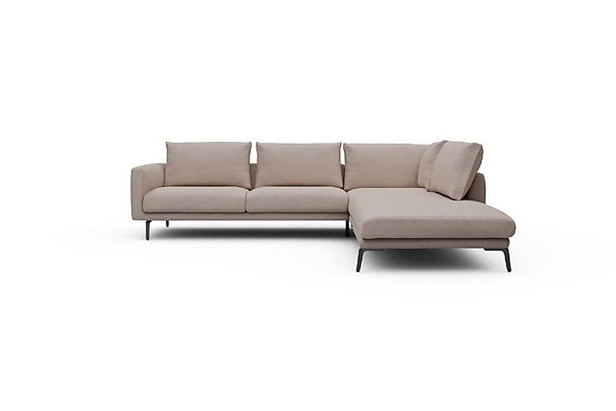 moebelfaktor Ecksofa Karl Relax-Ecke rechts mit 2,5-Sitzer, Schlanker Rahme günstig online kaufen