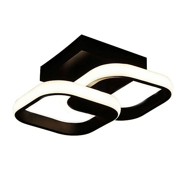 LETGOSPT LED Deckenleuchte 12W/16W Schwarz LED günstig online kaufen