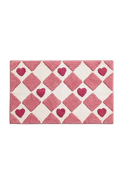 Next Badematte Herz-Badematte, Höhe 80 mm, Baumwolle günstig online kaufen