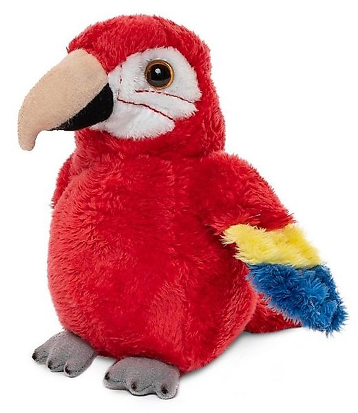 Uni-Toys Kuscheltier Papagei - versch. Farben - 13 cm (Höhe) - Plüsch-Vogel günstig online kaufen