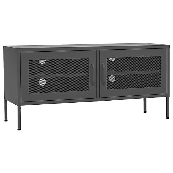 Tv-schrank Anthrazit 105x35x50 Cm Stahl günstig online kaufen