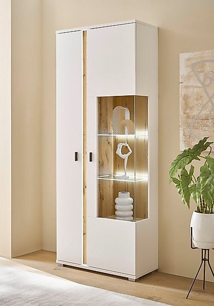 INOSIGN Vitrine "LONG ISLAND, Stauraumvitrine", (1 St.), in moderner Trendf günstig online kaufen