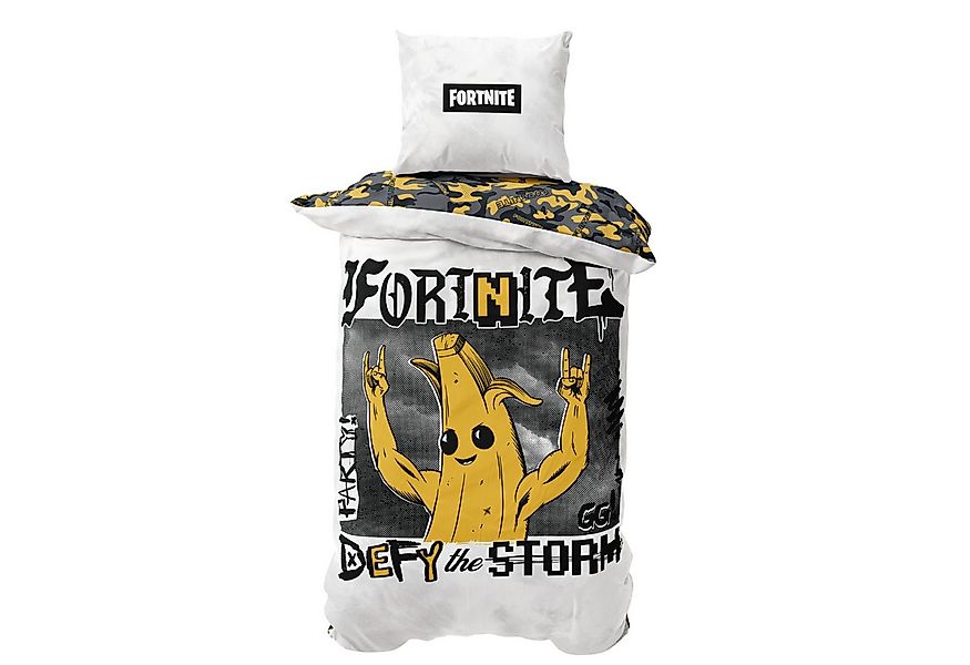 MTOnlinehandel Bettwäsche Fortnite Defy, 135x200 + 80x80 cm, Geschenk für G günstig online kaufen