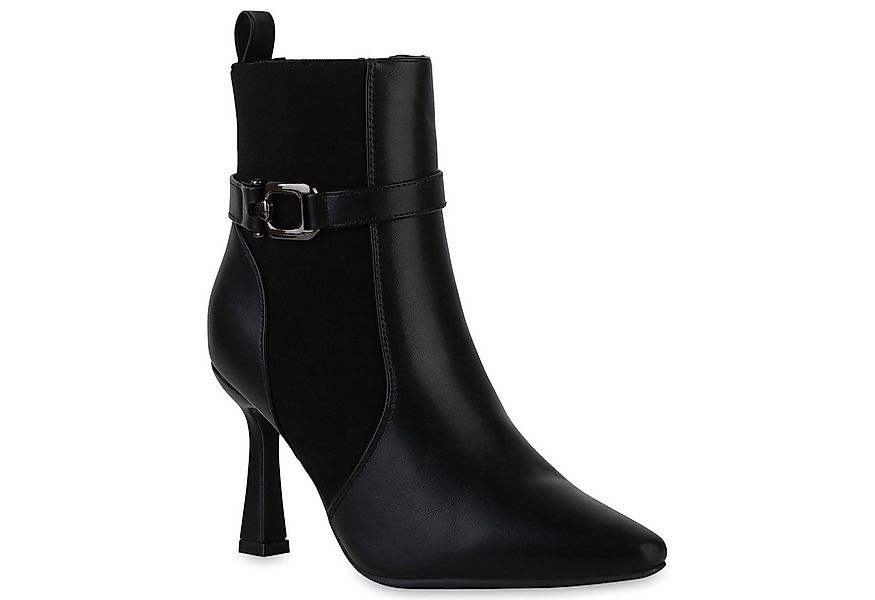 VAN HILL 840747 Stiefelette Damen Leicht Gefütterte Klassische Stiefeletten günstig online kaufen