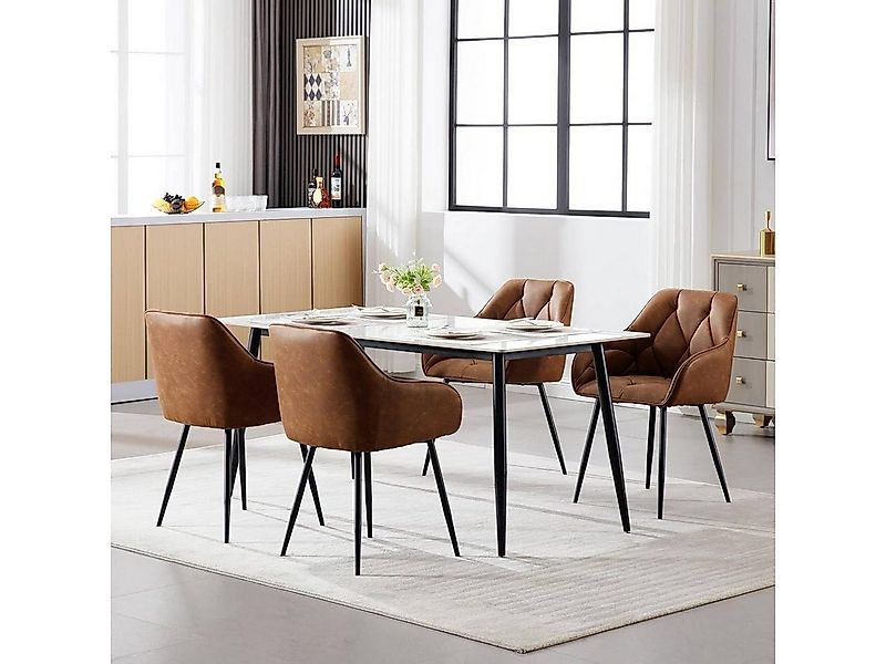 Woltu Polsterstuhl (Set, 2 St), Esszimmerstühle Ergonomisches Design Stuhl günstig online kaufen