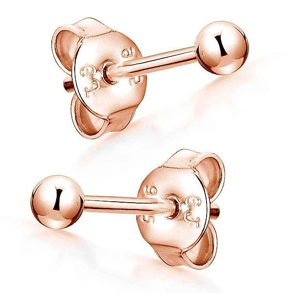 Materia Paar Ohrstecker Kugel Basic Rosegold günstig online kaufen