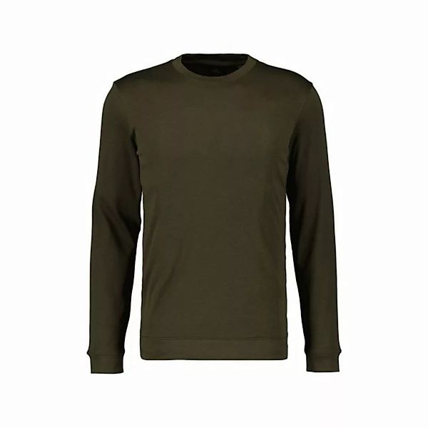 RAGMAN Langarmshirt dunkel-grün regular fit (1-tlg) günstig online kaufen