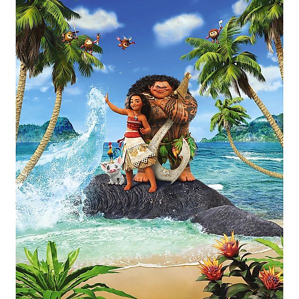Disney Fototapete Vaiana Multicolor 250 x 280 cm 610764 günstig online kaufen