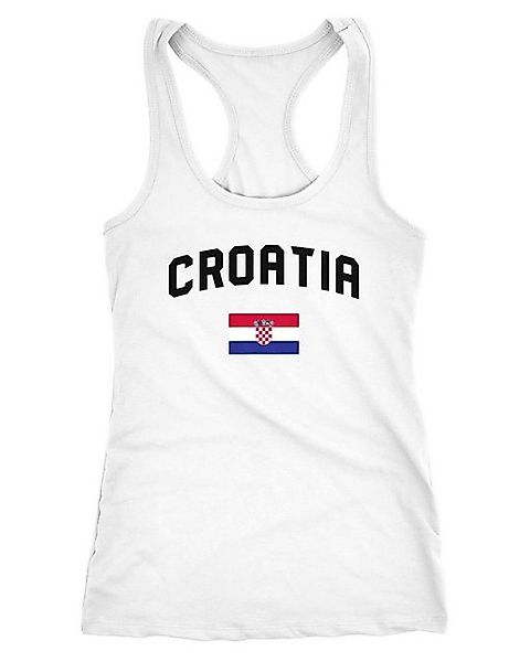 MoonWorks Tanktop Damen Tanktop Kroatien Croatia Hrvatska WM Fußball Weltme günstig online kaufen