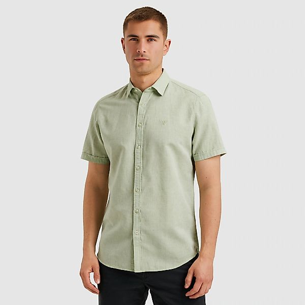 PME LEGEND Kurzarmhemd "Short Sleeve Shirt Ctn Linen 2 tone", in melierter günstig online kaufen