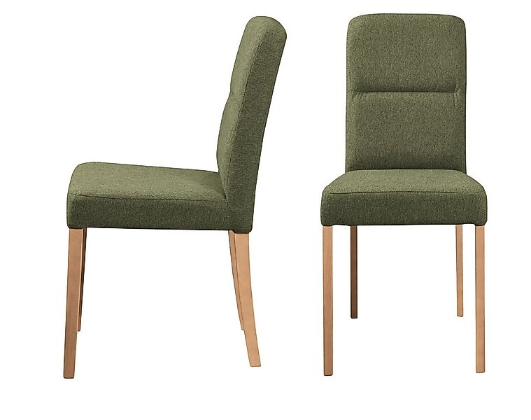 Home affaire 4-Fußstuhl Nina Küchenstuhl, Polsterstuhl (Set, 2 St), Gestell günstig online kaufen