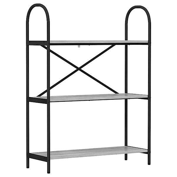 vidaXL Bücherregal Graues Sonoma 80 x 30 x 109 cm Holzwerkstoff 879902 günstig online kaufen