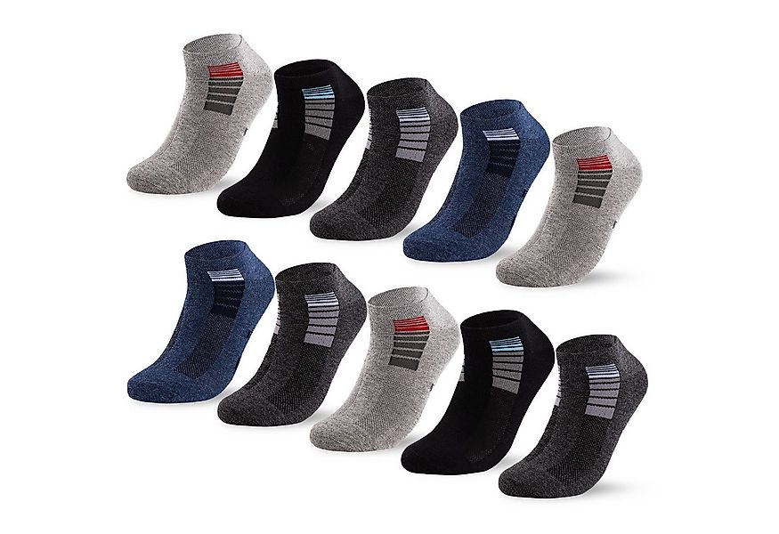 sockenkauf24 Sneakersocken 10 Paar Herren SPORT Socken Baumwolle (16735, 47 günstig online kaufen