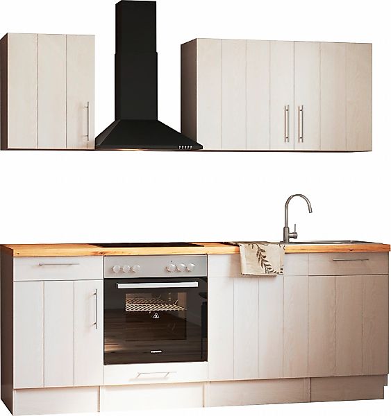 RESPEKTA Küchenzeile "Anton" Breite 220 cm, mit Soft-Close, in exklusiver K günstig online kaufen