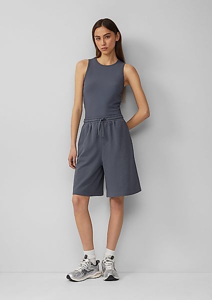 QS Bermudas Lässige Bermudashorts aus Sweat, günstig online kaufen