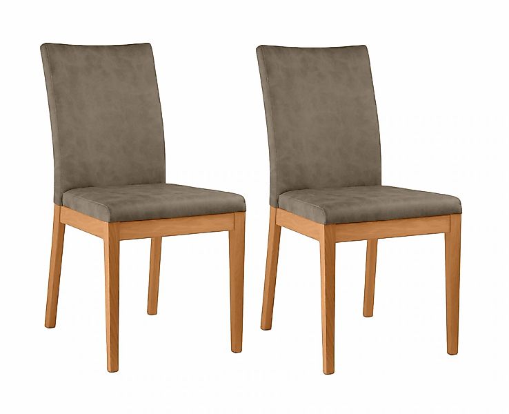 Home affaire 4-Fußstuhl "Dendres" (Set) 2 Stk.Sitz und Ruecken gepolstert günstig online kaufen