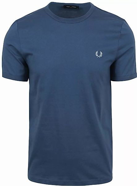 Fred Perry T-Shirt Ringer M3519 Blau V06 - Größe M günstig online kaufen